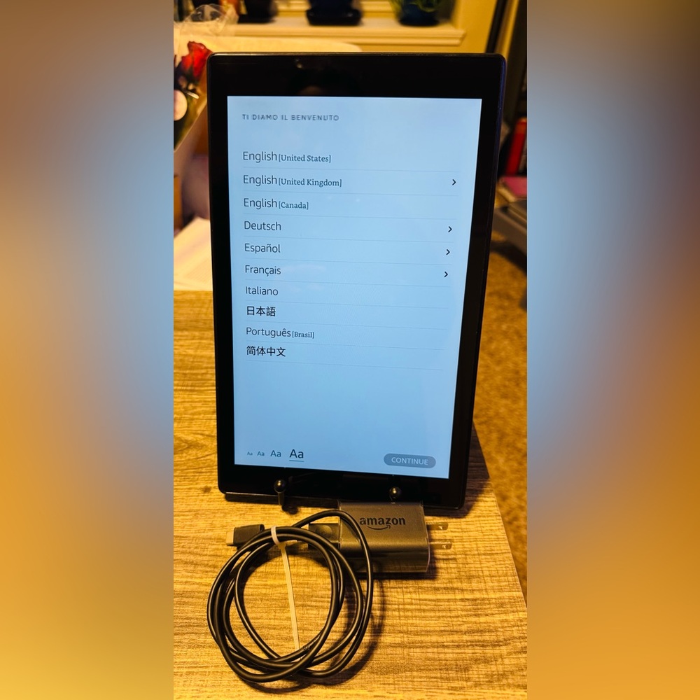Amazon Fire HD 10” Tablet with Charger Included